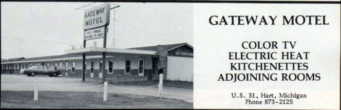 Gateway Motel - 1978 High School Yearbook Ad